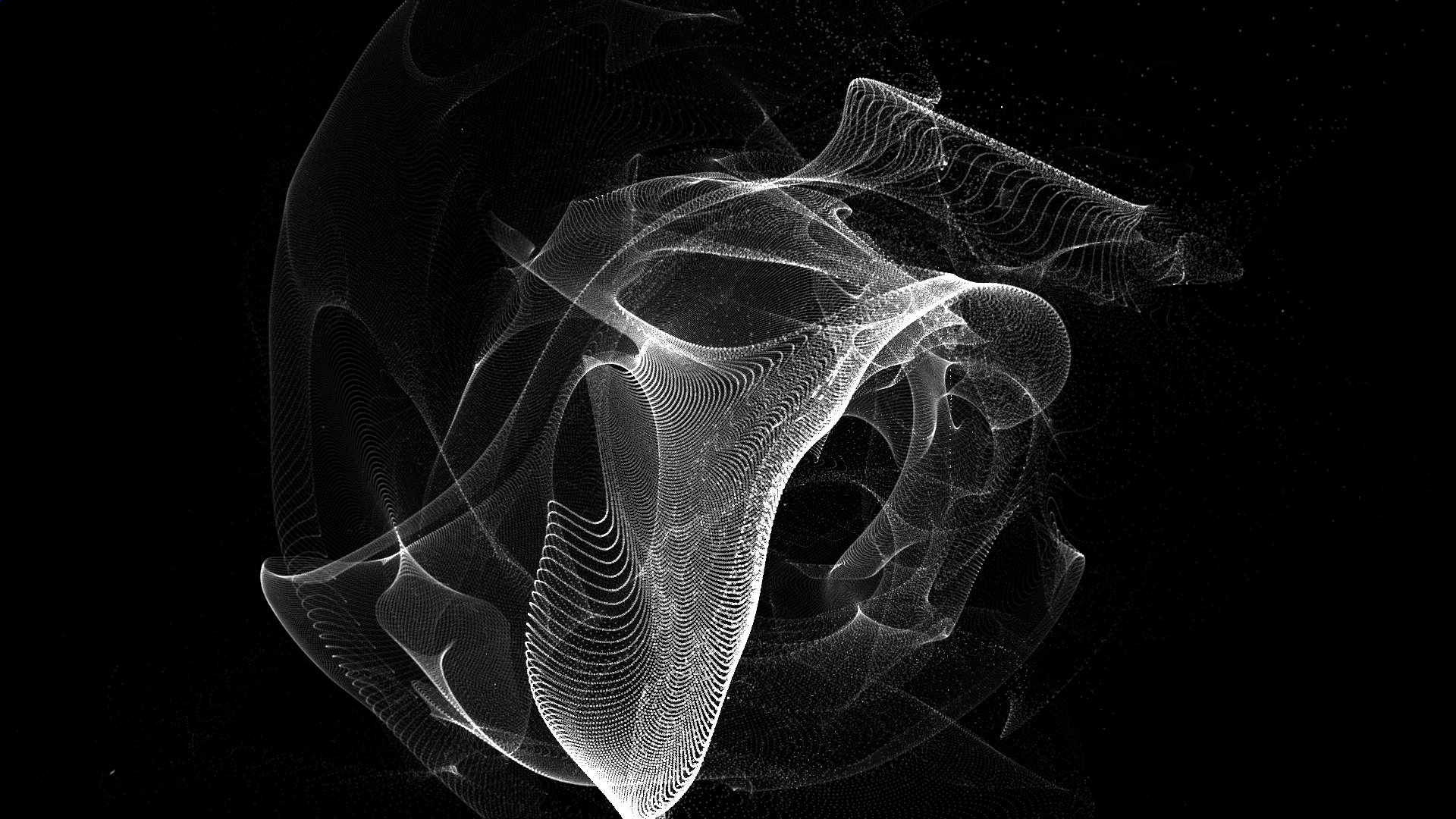 Study of Vortex / MaxMSP Particle System 스터디