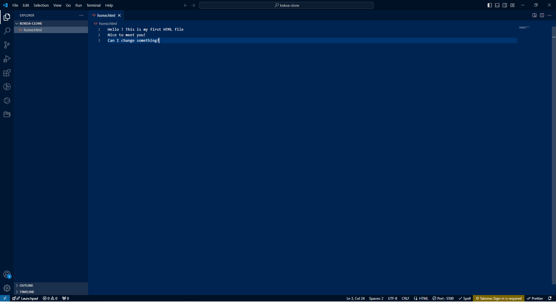 KOKOA TALK CLONE CODING