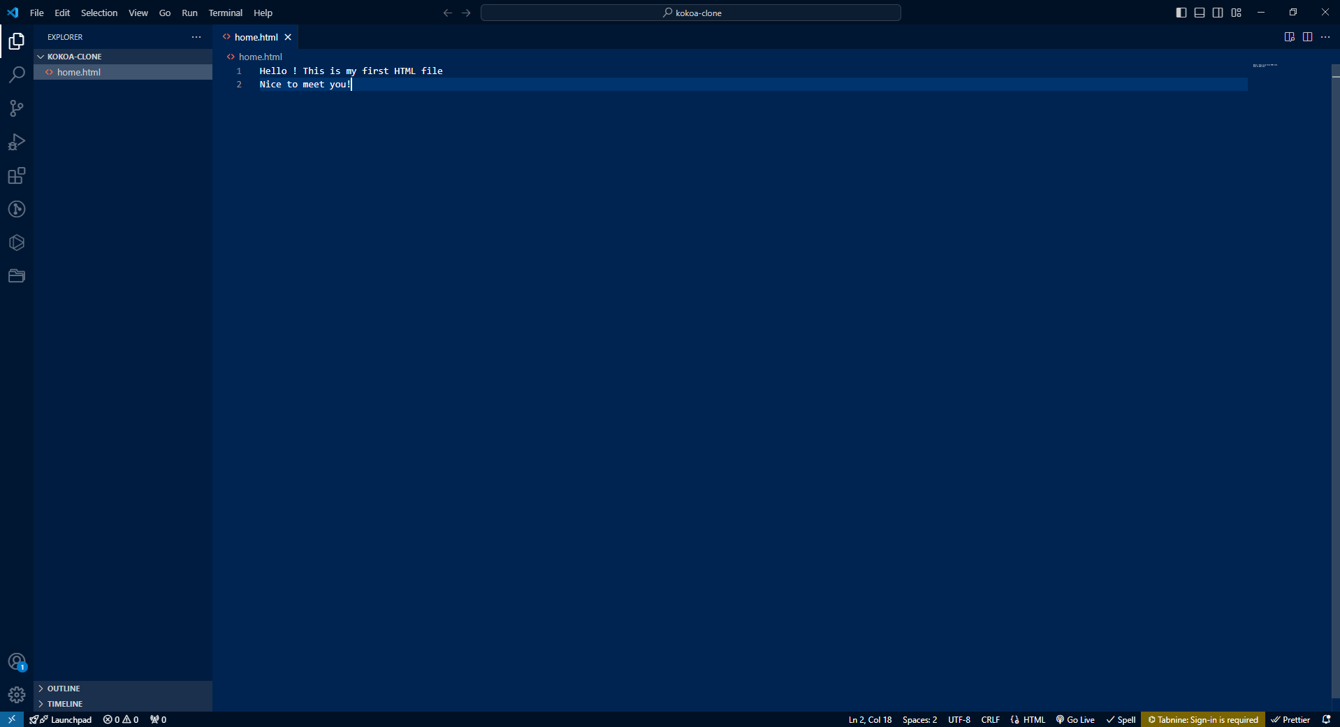 KOKOA TALK CLONE CODING