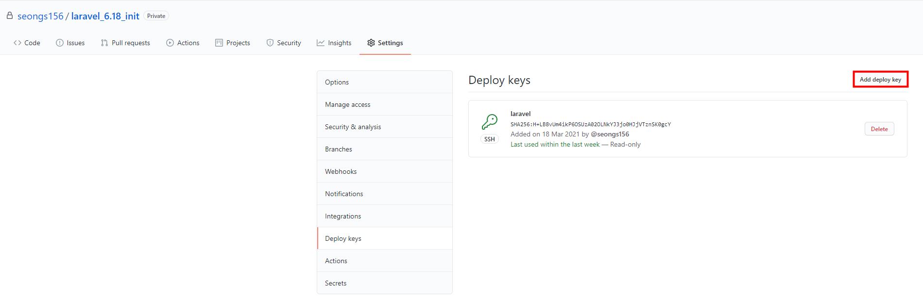 (2) Jenkins + Github + Docker compose
