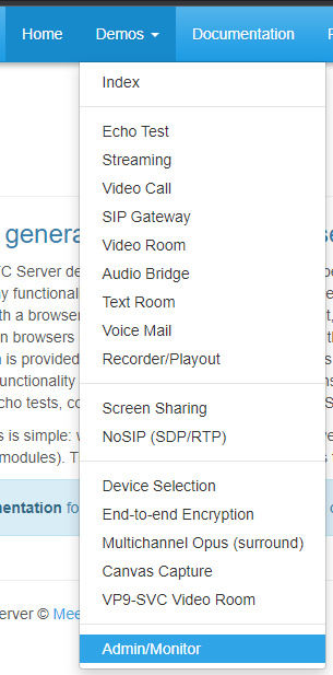 Janus Gateway (3) :: Demo Service 구동하기