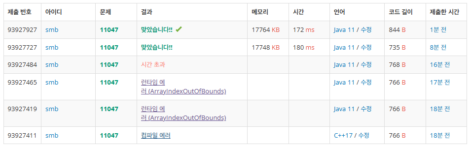 백준 11047. 동전 0 (Silver 3)