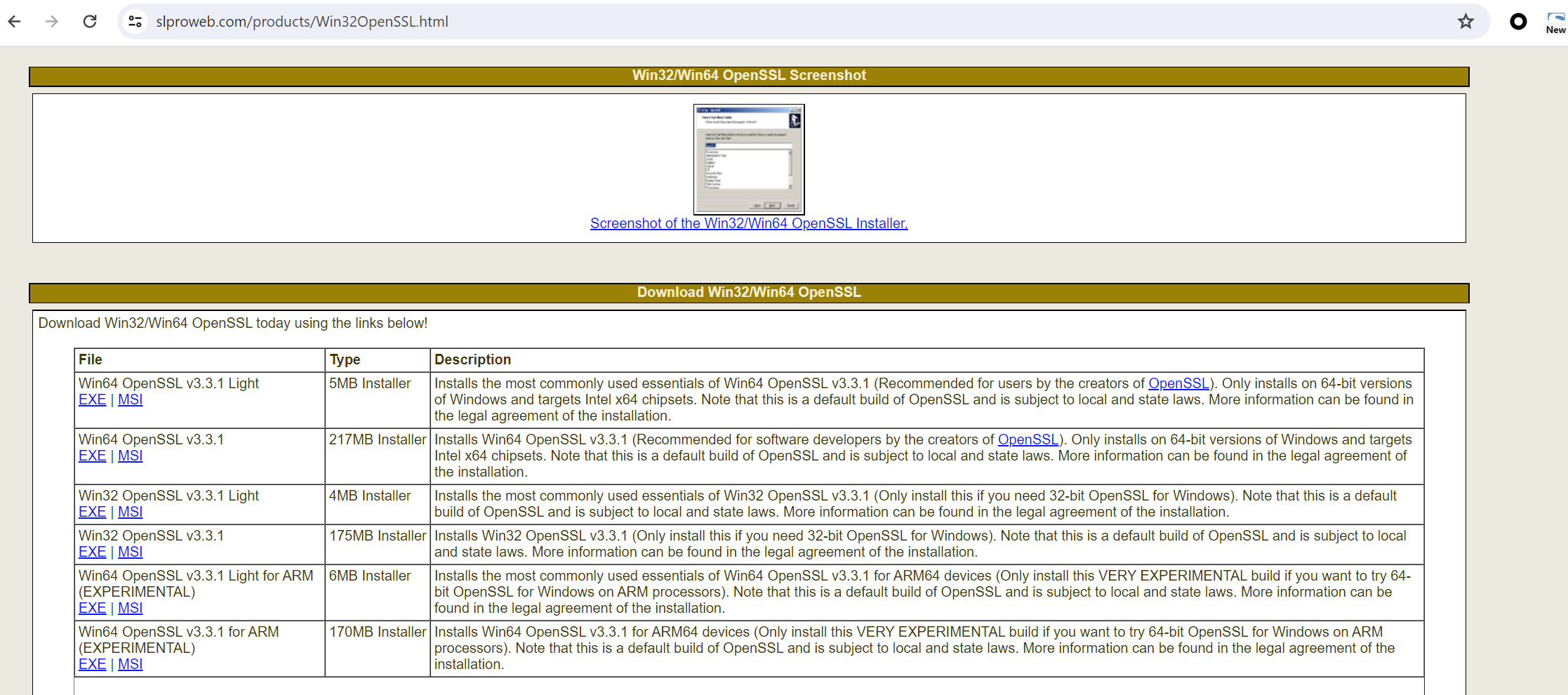 How to use openssl in window