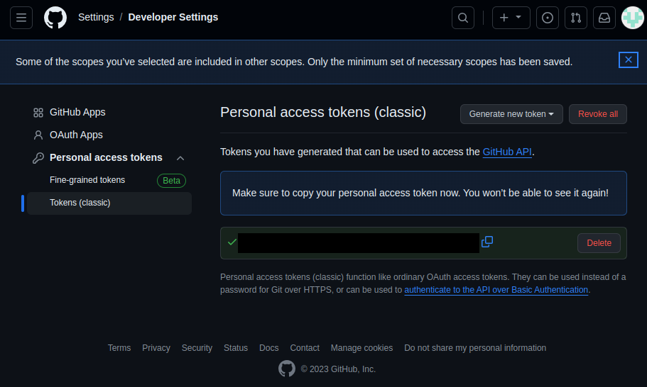 Support for password Authentication Github fixed (Github의 패스워드 인증 지원 변경)