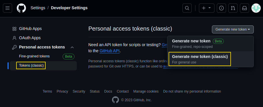 Support for password Authentication Github fixed (Github의 패스워드 인증 지원 변경)