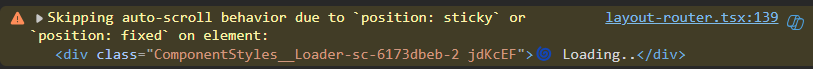 Skipping auto-scroll