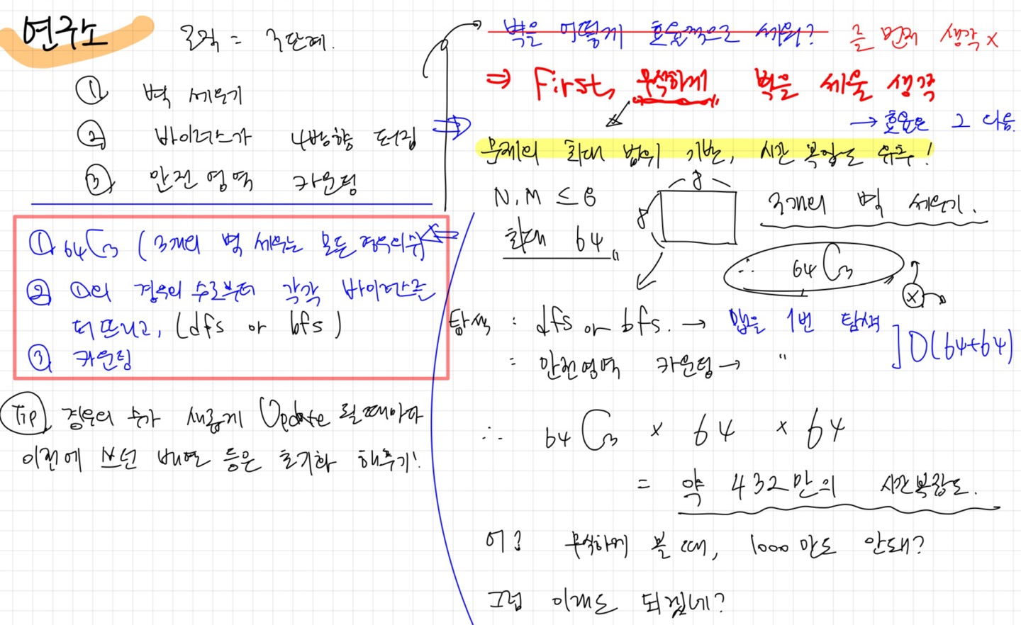 [2] BOJ 14502번: 연구소 - 조합, DFS