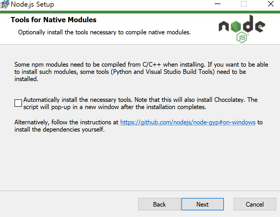 node.js, vscode, yarn 설치