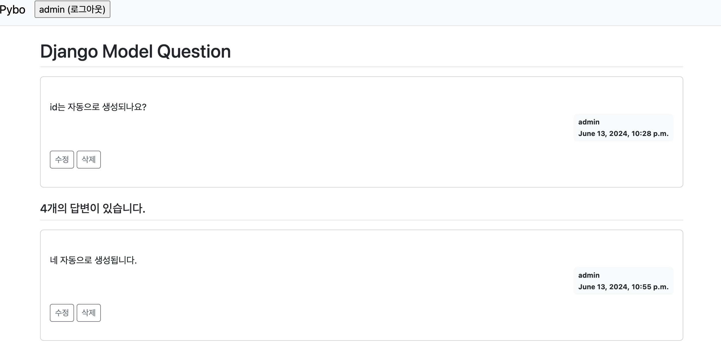 modify and delete the question and answer 8