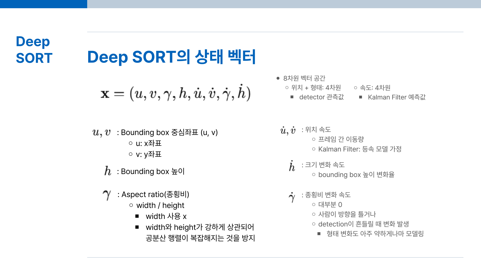 Deep SORT 총정리