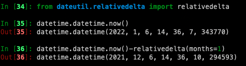 TIL - timedelta , relativedelta