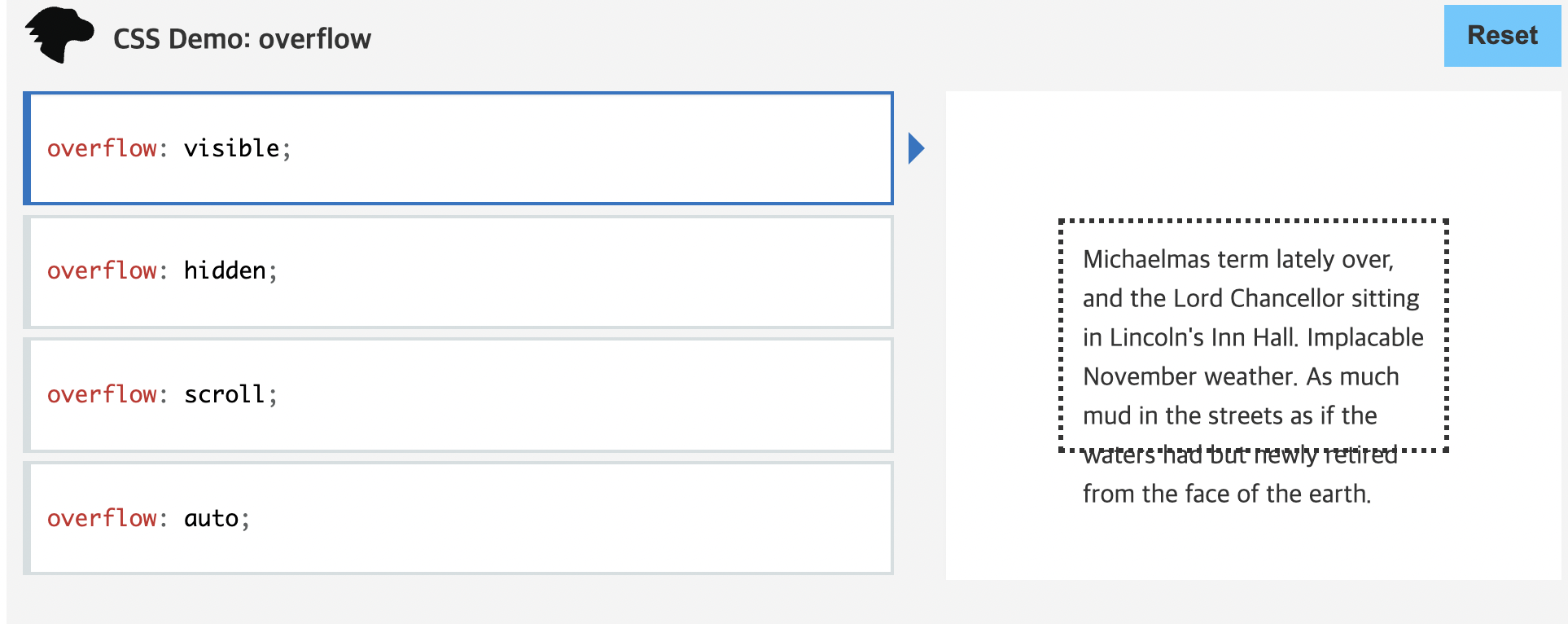 Css - Overflow / Z-index