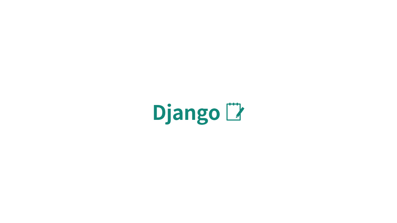Django_tutorial 1