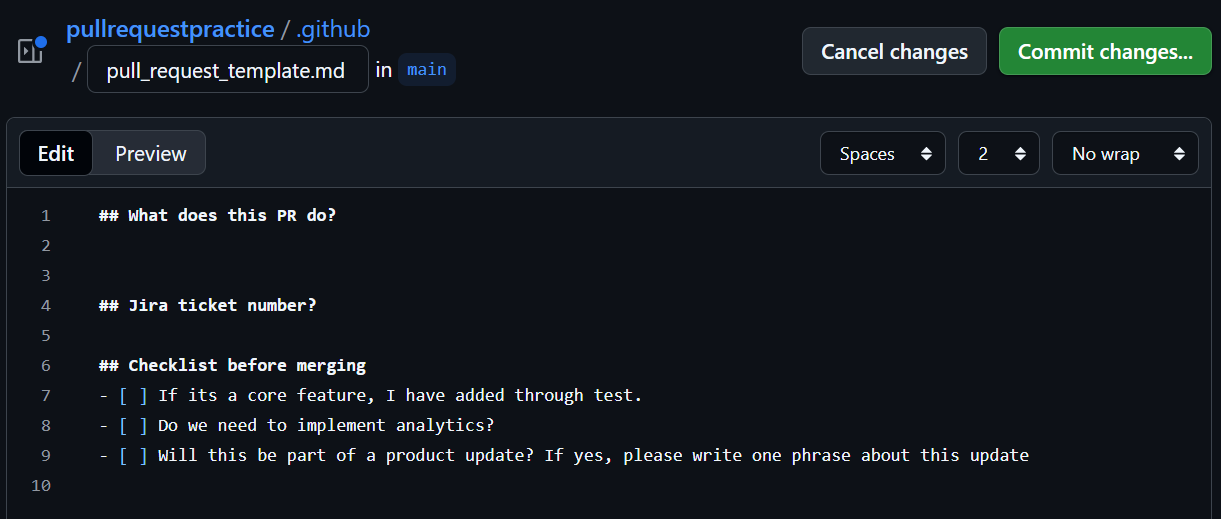 Git Hub - PR , Issue