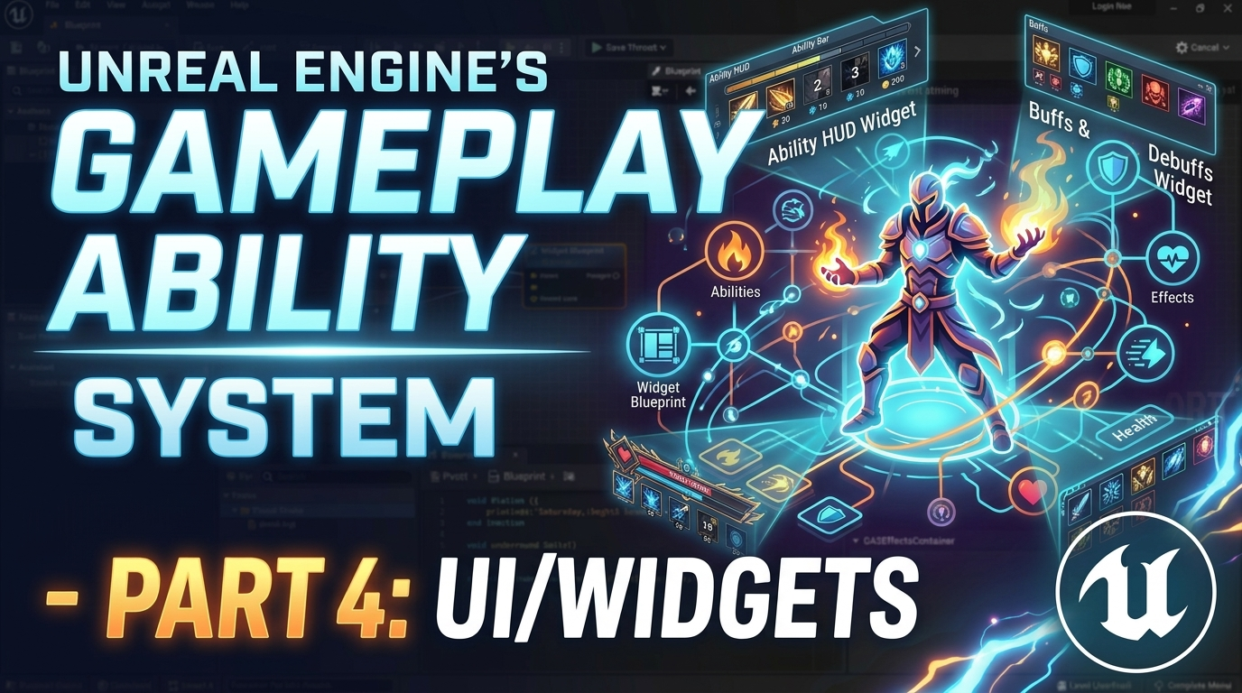 Unreal Engine's Gameplay Ability Sysyem - Part 4: UI/Widgets