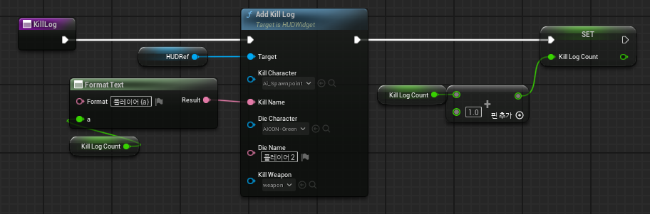 Unreal Engine 5 C++ 팀 프로젝트 1-4 킬로그와 킬 노티파이 UI