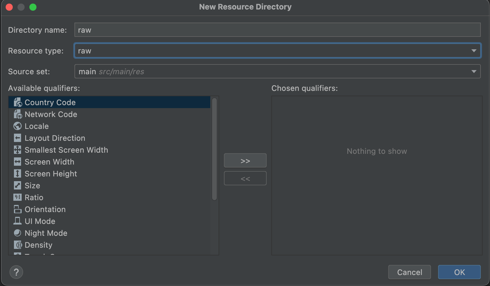 2. Create raw Directory