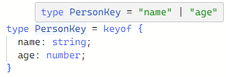 2. keyof
