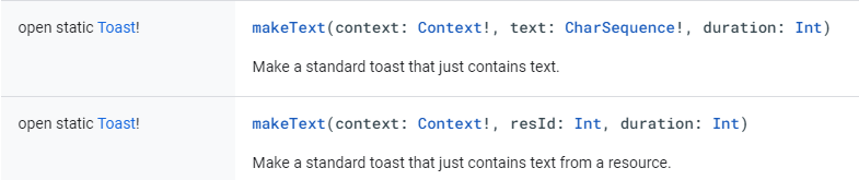 01 Toast makeText