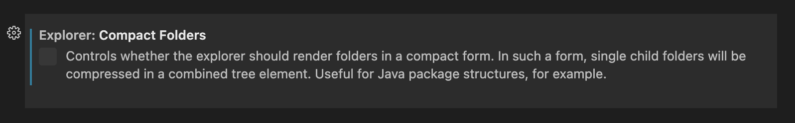 Vs Code Compact Folder VSCode 폴더 보기 구조 변경