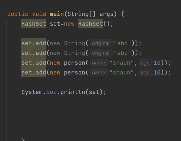 HashSet/TreeSet