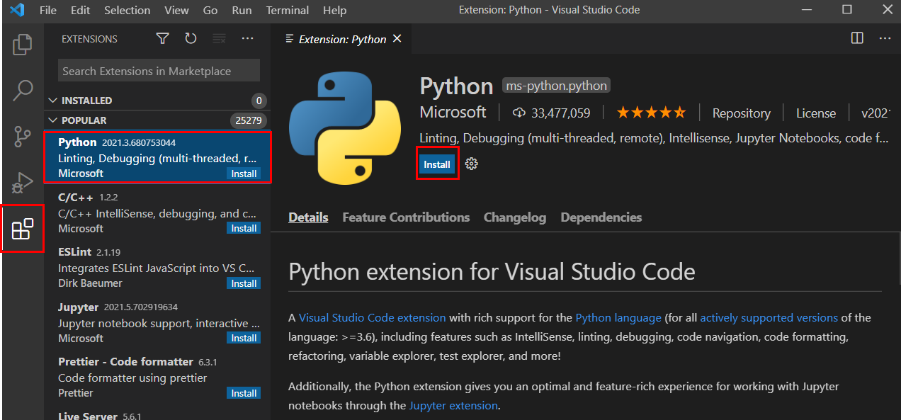 Python Django Install Vscode Django 개발환경 세팅하기 (Python, VSCode, Git 설치)