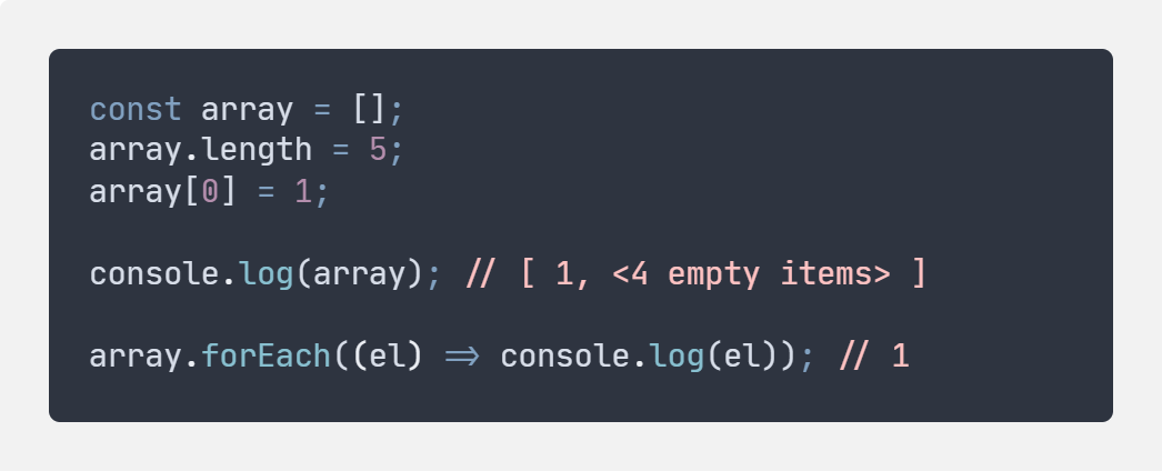 [JS] for, for...in, for...of, forEach()