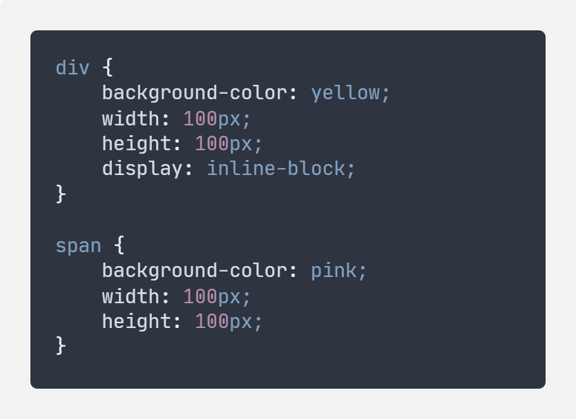 [CSS] display : block, inline, inline-block
