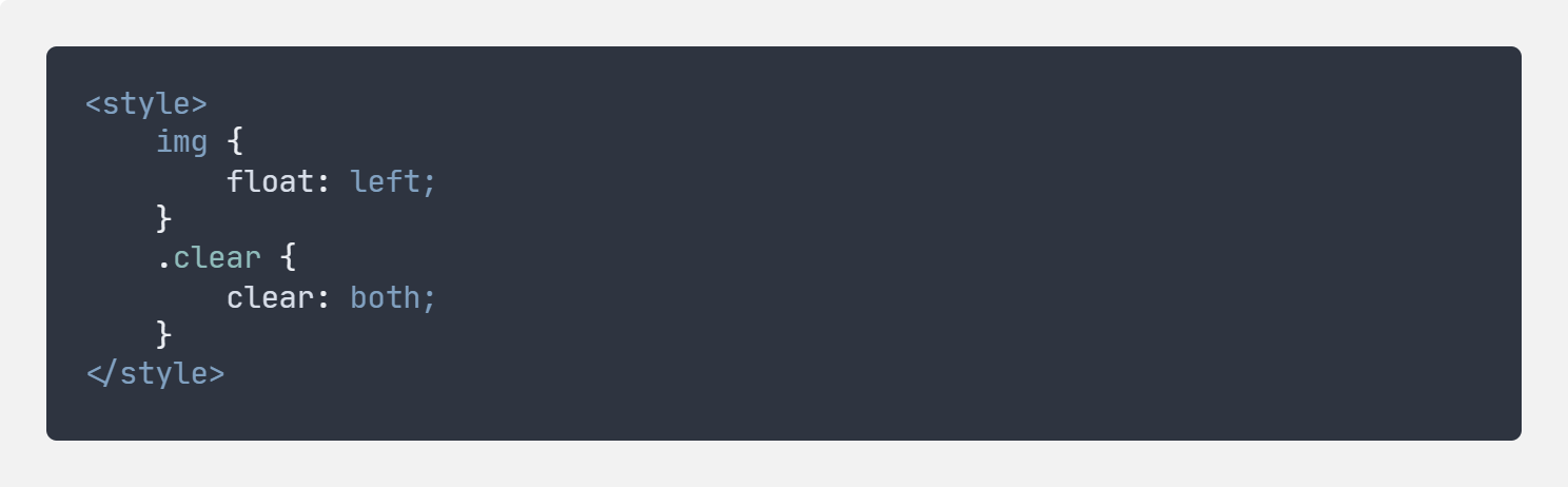 [CSS] float