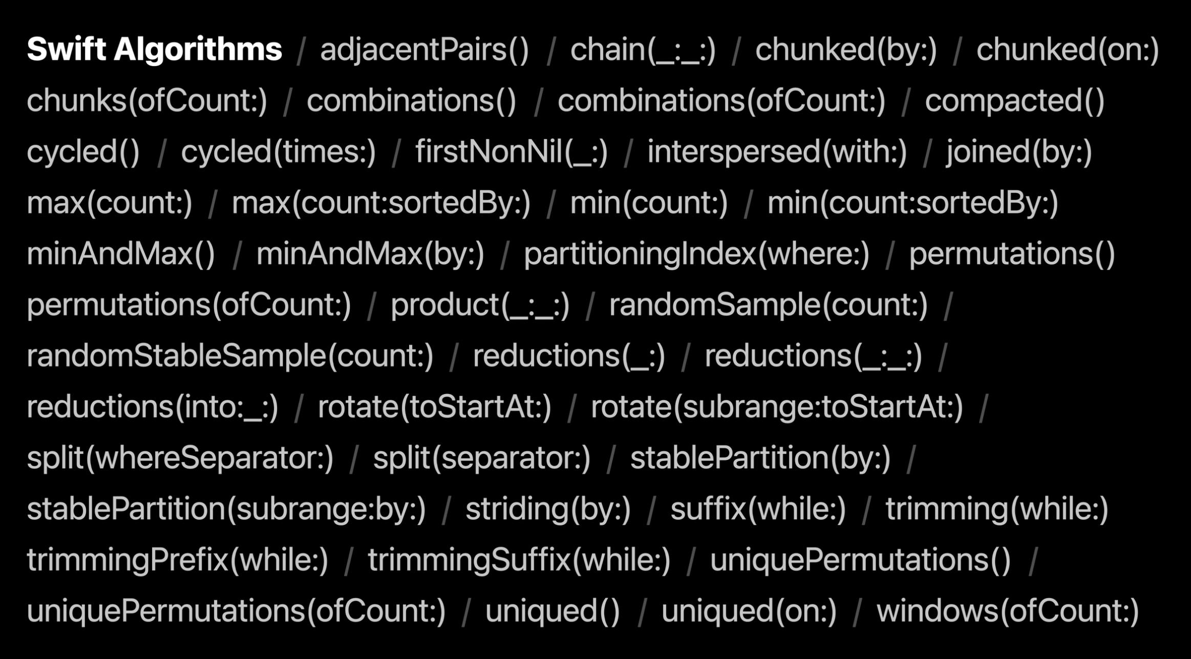 [WWDC 챙겨보기] What's new in Swift