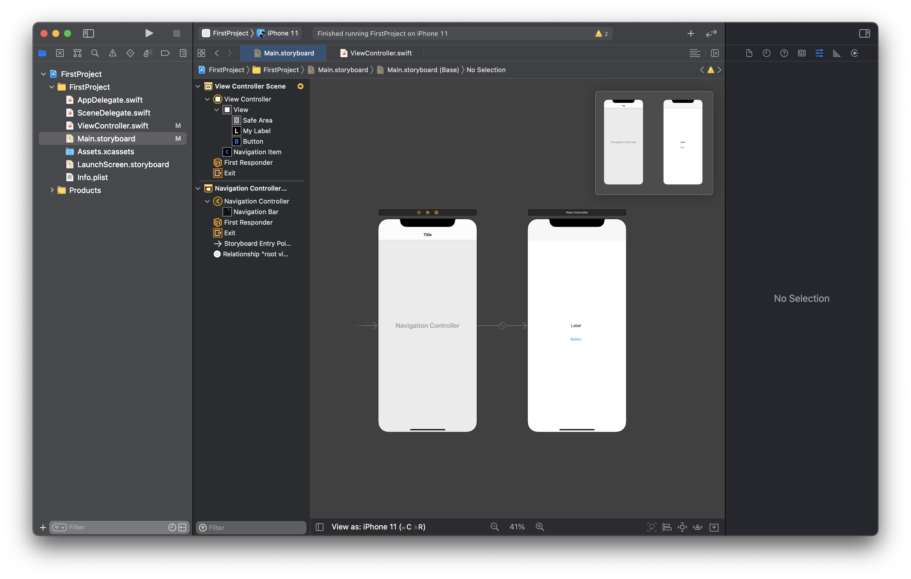 [iOS / Swift] UIViewController의 상태변화 감지 메소드, 생명주기 (Lifecycle)