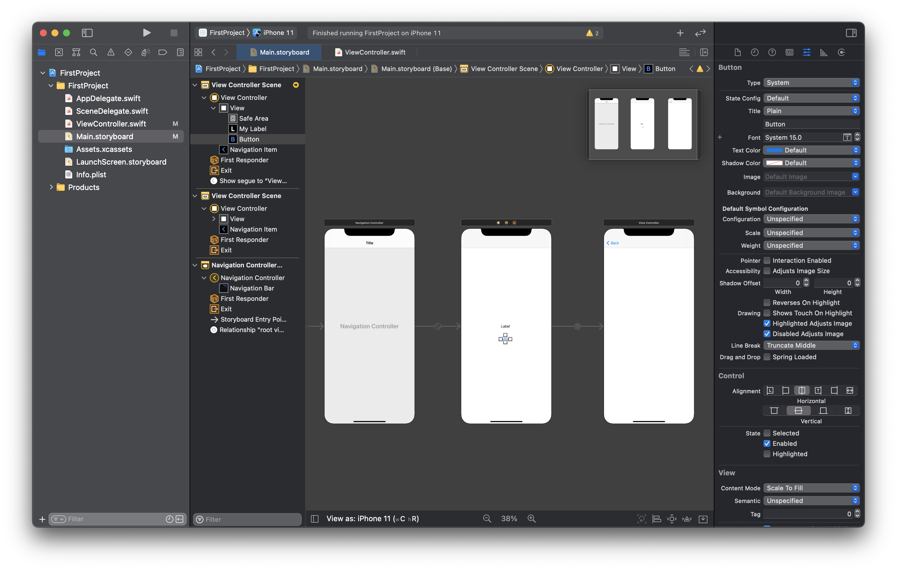 [iOS / Swift] UIViewController의 상태변화 감지 메소드, 생명주기 (Lifecycle)