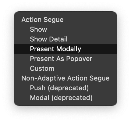[iOS / Swift] 모달 (Modal)
