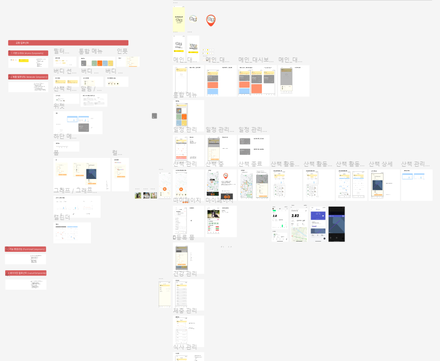 작성한 피그마 스크린샷