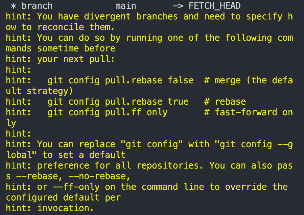 Git pull 에러 해결 및 .gitignore