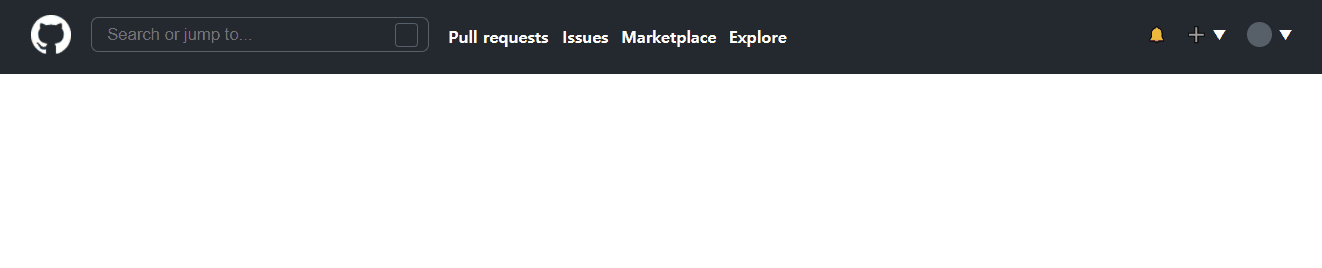 [HTML, CSS] GitHub header.1