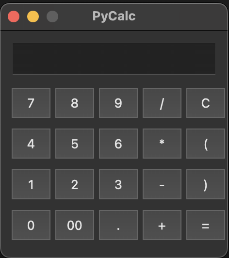 데스크탑 계산기(Python and PyQt: Building a GUI Desktop Calculator) - 2