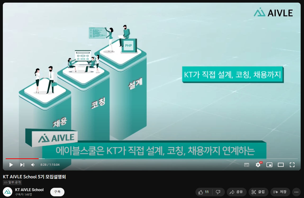 시리즈 | KT AIVLE School 4기 - AI 개발자 - ywwwon01.log