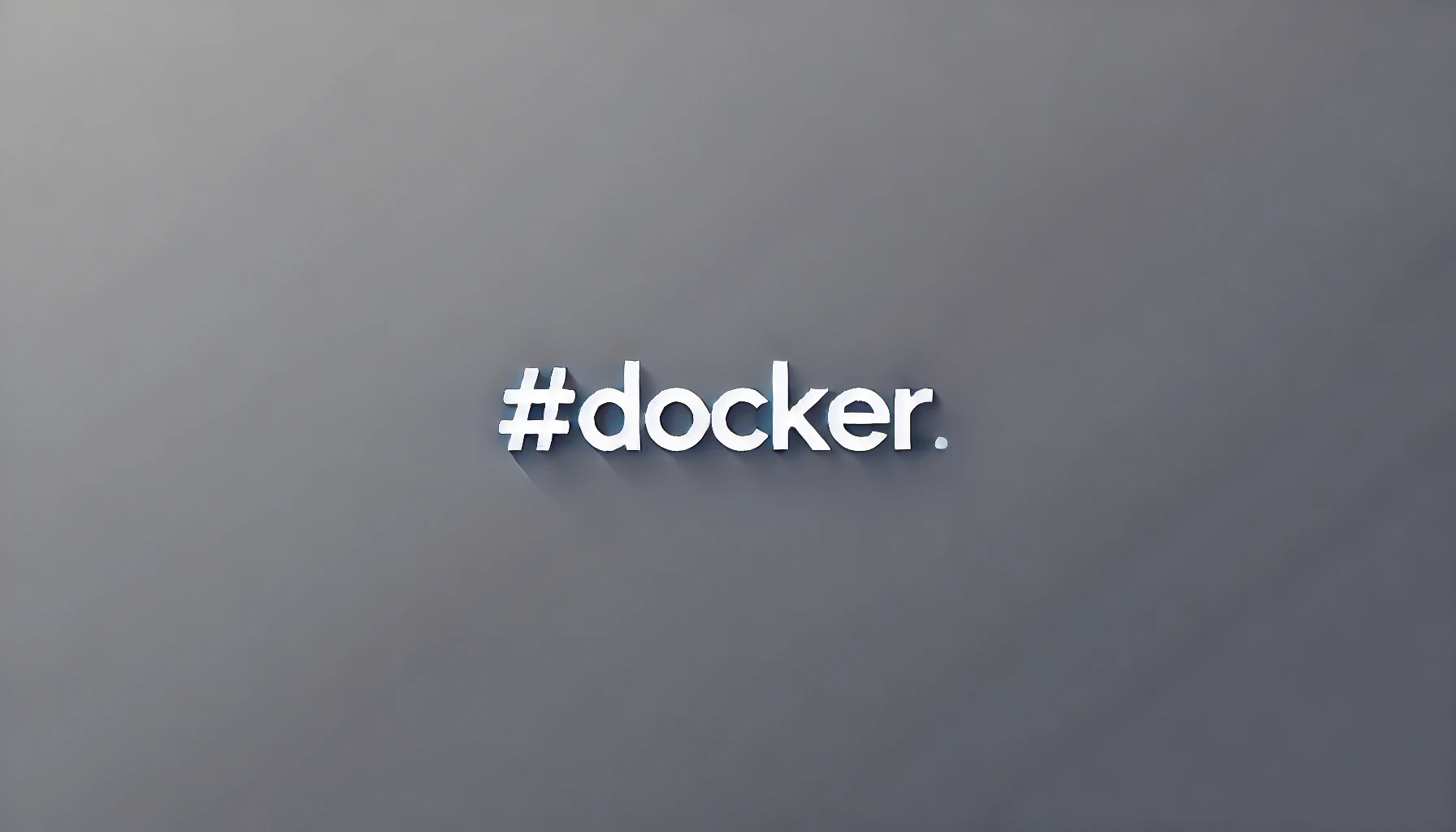 Docker commands option