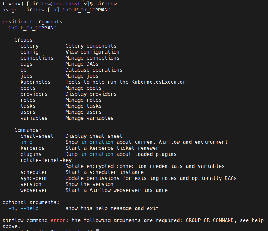 [Airflow] CLI 및 Management
