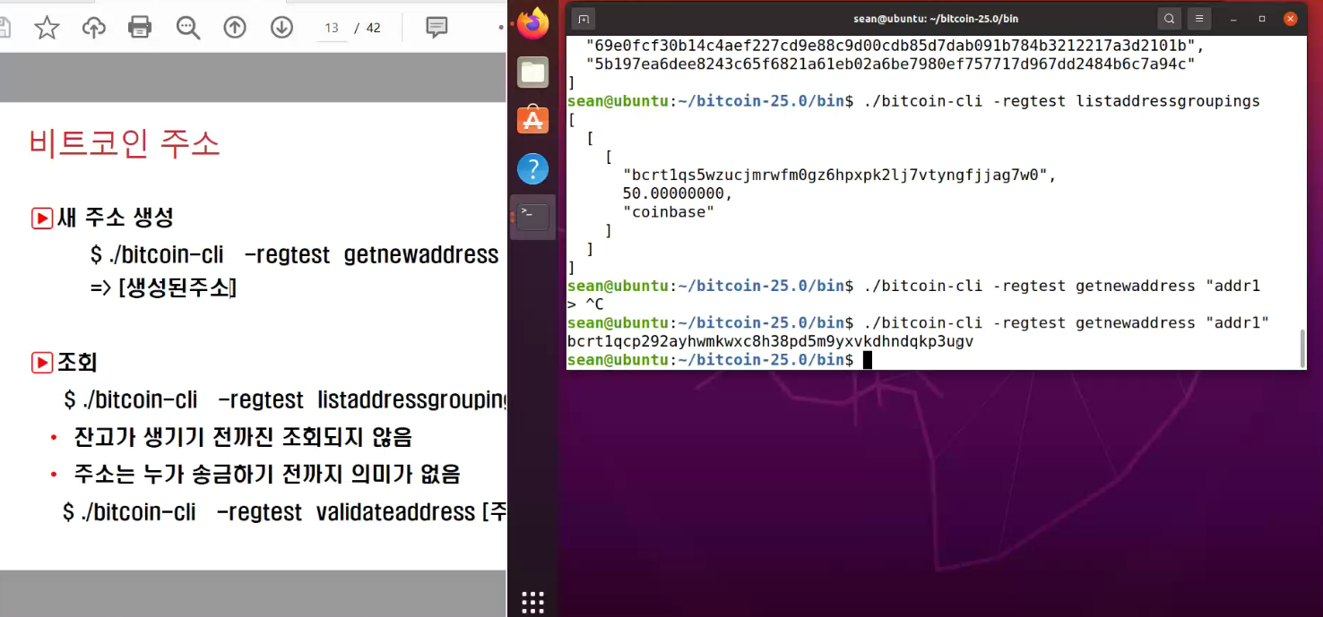 블록체인 보안 (2) : 비트코인 실습