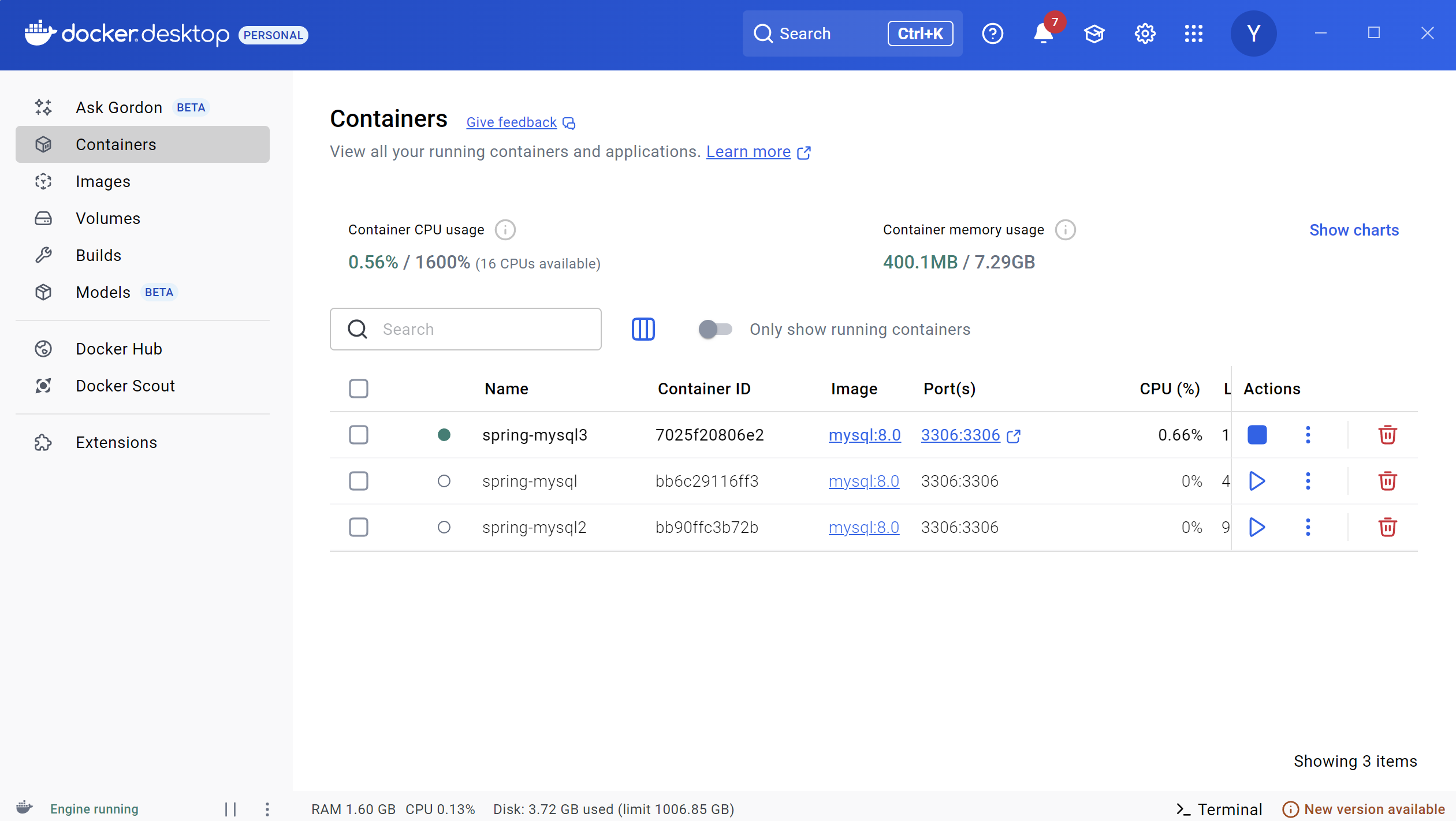 Docker를 활용한 MySQL 환경 구성