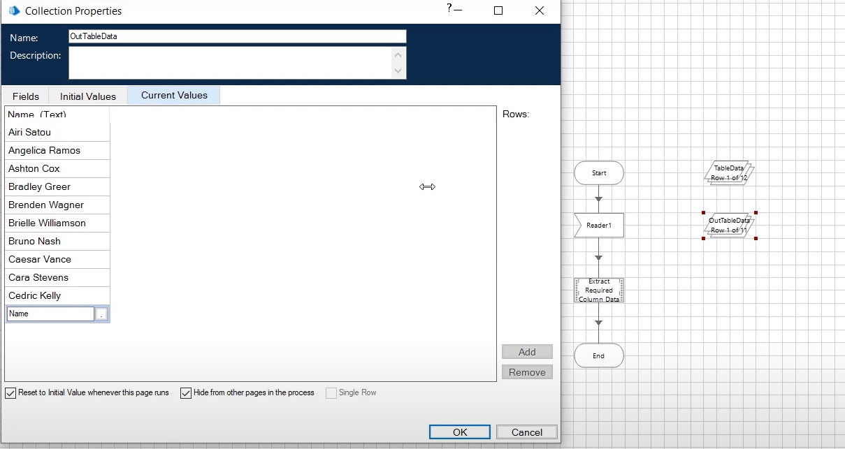 Blue Prism Custom Table Data Scrapping with Code stage