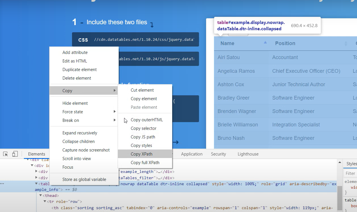 Blue Prism Custom Table Data Scrapping with Code stage