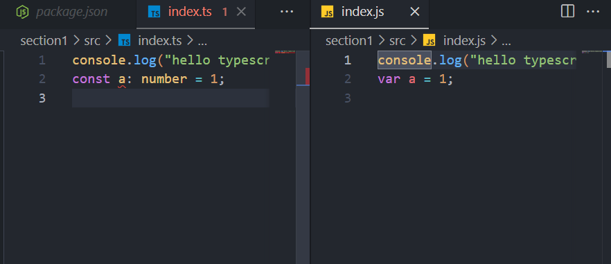 TypeScript 실행하기