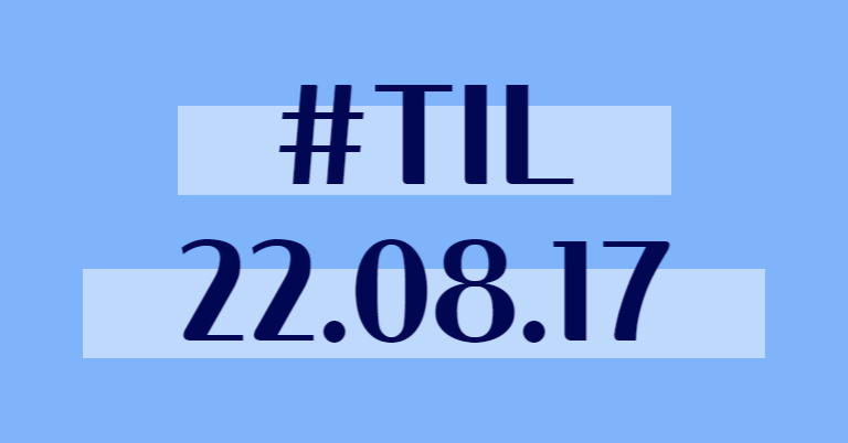 TIL 220817