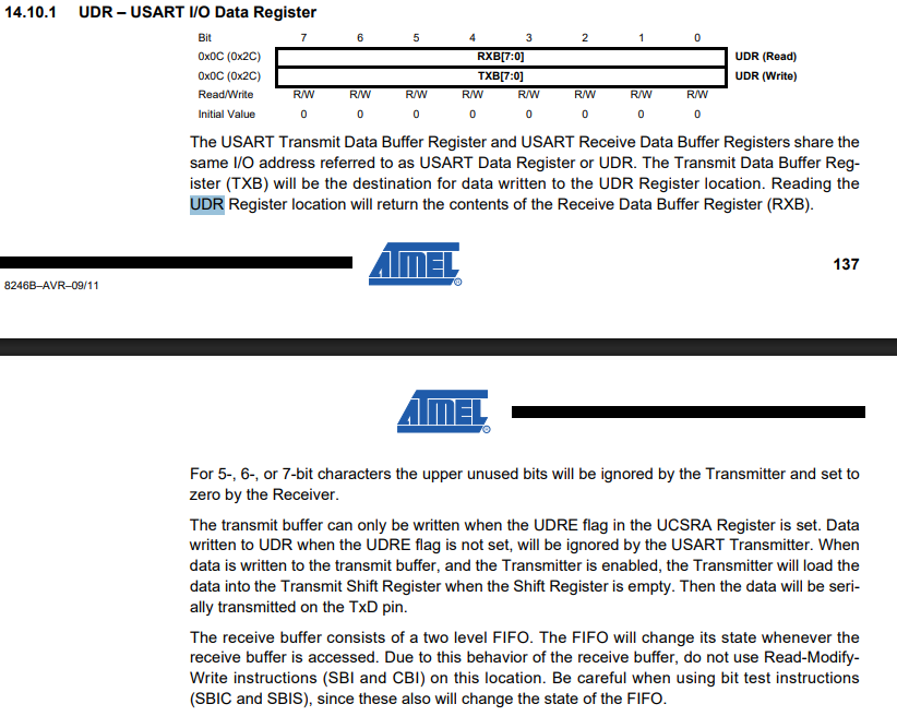 [AVR] ATtiny2313A - USART in SPI mode 로 MAX7219와 SPI 통신하기