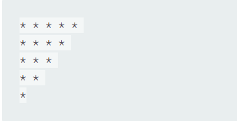 HackerRank : Draw The Triangle 1