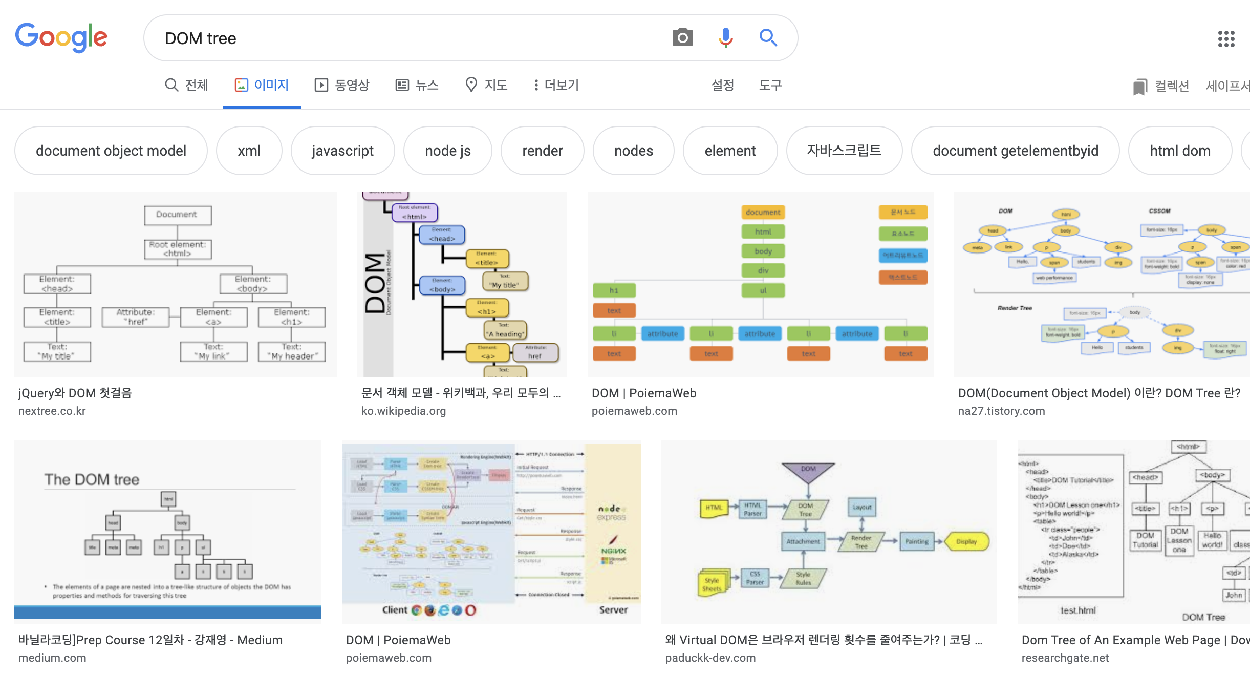 DOM 이란? DOM TREE? DOM API? - DOM 정리