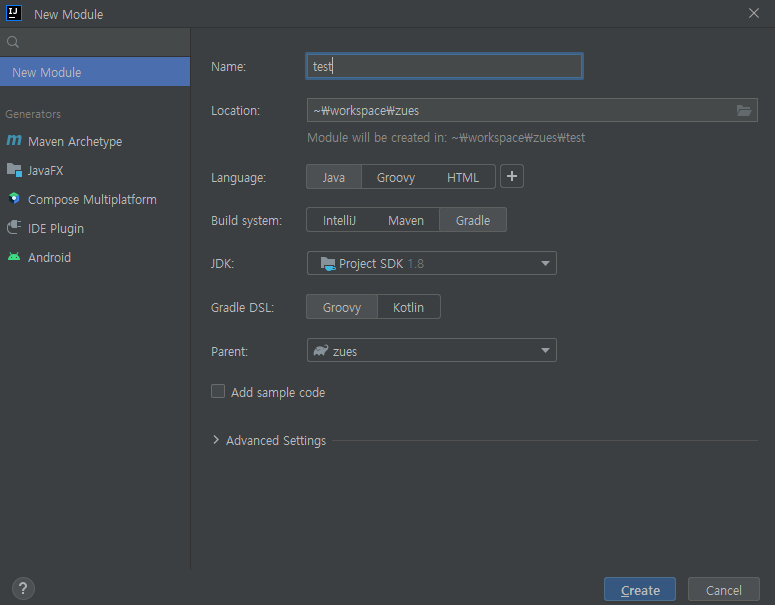 gradle-multi-module